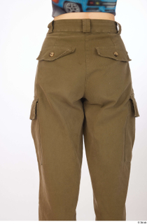 Sutton brown cargo wide leg pants casual dressed thigh 0005.jpg
